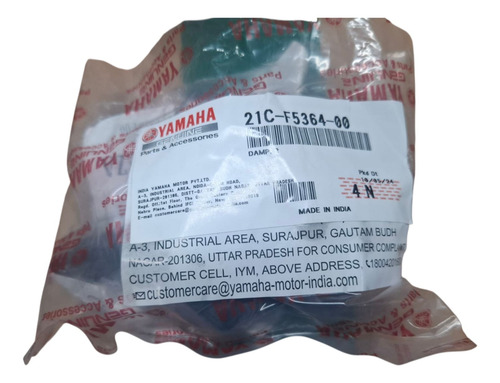 Jgo Gomas De Sproket Originales Yamaha Fz2.0 Full Inyection