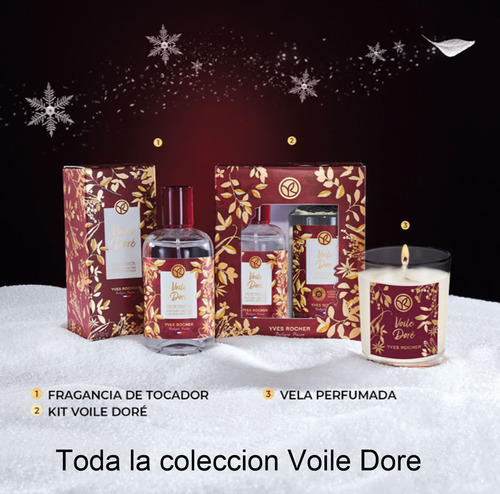 Vela Perfumada Voile Dore Yves Rocher Aroma Vainilla