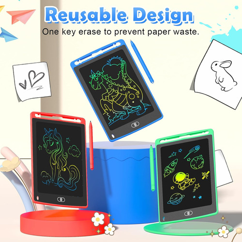 Tableta De Escritura Lcd Para Niños, Tableta De Dibujo Color