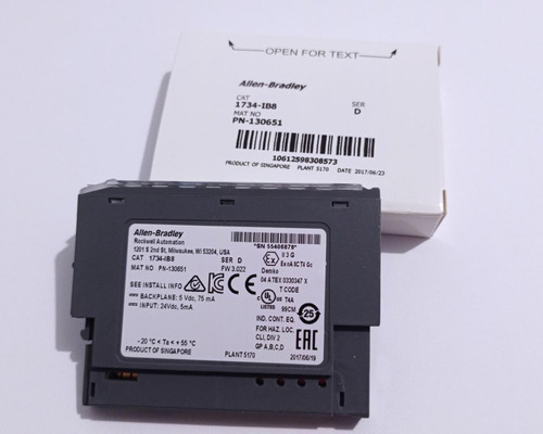 Modulo Entradas Digitales I/o 1734-ib8 Allen Bradley