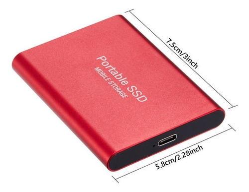 Disco Duro Externo Ssd Usb3.1 Gen1 1tb For La Tableta Del O