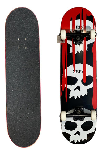 Skate Completo Importado Zero Maple Skull Blood 7.75 