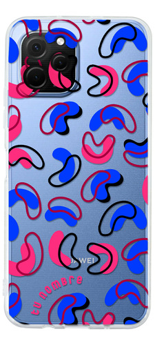 Funda Para Huawei Para Mujer Figuras Abstracto Con Nombre