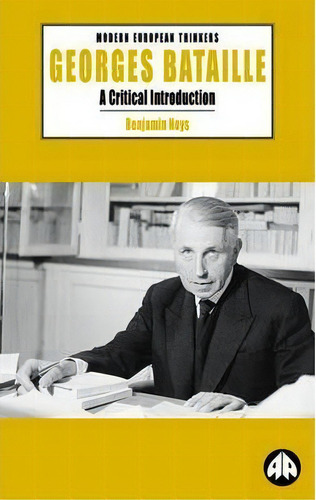 Georges Bataille, De Benjamin Noys. Editorial Pluto Press, Tapa Blanda En Inglés
