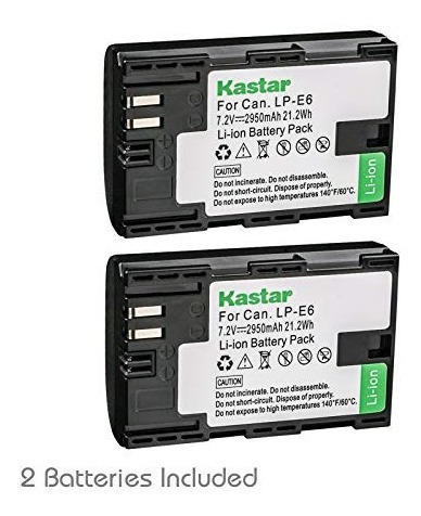 Batería Kastar 2 Pack Para Canon