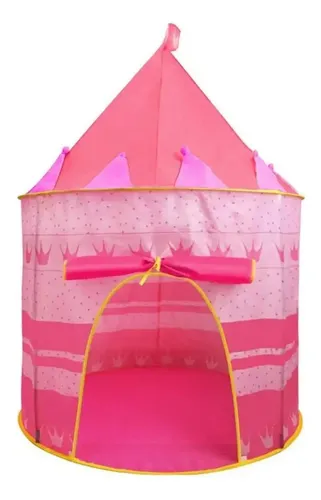 Intex Casita infantil tela, , 104x104x130 cm, Cabañas para niños interior, Con forma de castillo, color azul claro, Casita infantil tela plegable