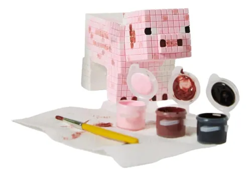 Set De Figuras Para Pintar Minecraft - Manualidades Creativa
