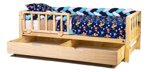 Cama Bv Cajonera Infantil Para Niños - 1 Plaza