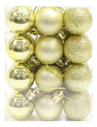 2 X 24x Adornos De Bolas Colgantes Para Árbol De Navidad,
