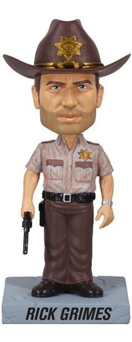 Funko - Figura De Walking Dead: Rick Grimes Wacky Wobbler