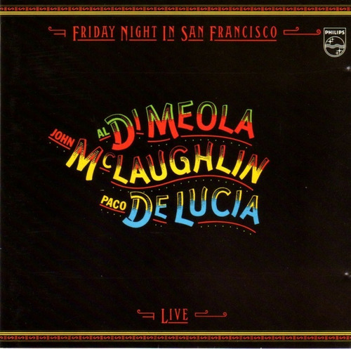 Di Meola Mclaughlin De Lucia - Live / Cd Import Excel Estado