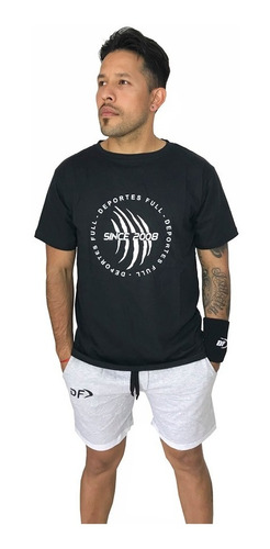 Imagen 1 de 4 de Remera + Short Conjunto Deportivo Urbano Deportes Full