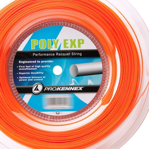 Corda Prokennex Poly Exp 16l 1.25mm Rolo 200 Metros Laranja