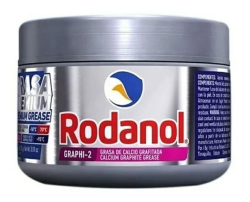 Grasa Grafitada De Calcio 250gr Rodanol