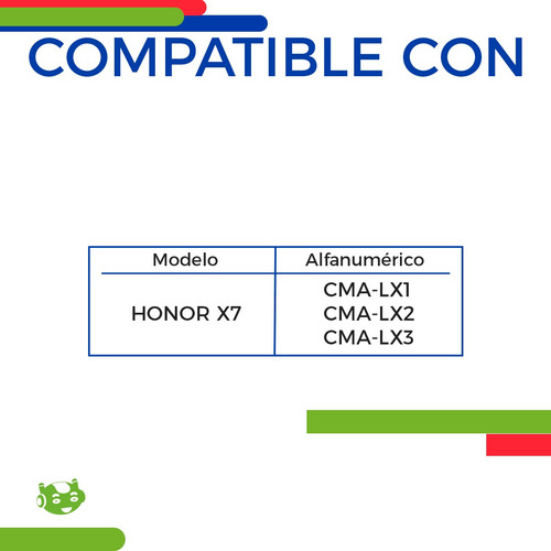 Tapa Trasera Compatible Con Honor X7 Cma-lx1 Cma-lx2 Cma-lx3