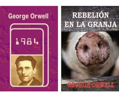 Lote X 2 Libros - Rebelion En La Granja + 1984 - Orwell