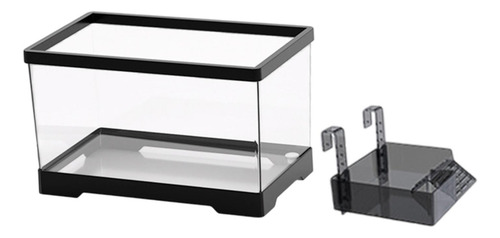 Turtle Tank Aquarium Tortoise Recinter Starter M Con Negro