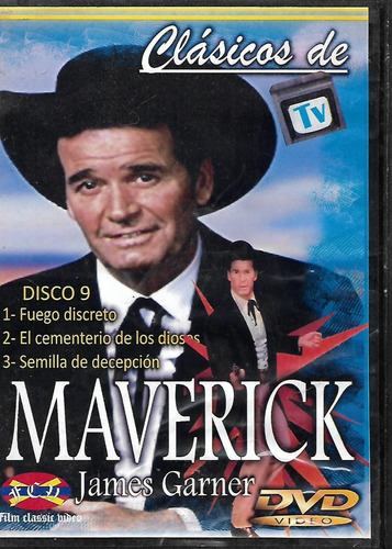 Dvd - Maverick - Clasico De Tv Disco 9 -3 Episodios Original