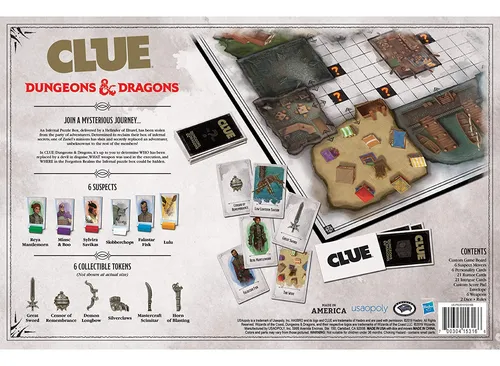 Juego De Mesa Usaopoly D&d Clue Versión 2019