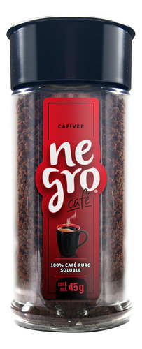 Café Soluble Cafiver Negro Regular 45g