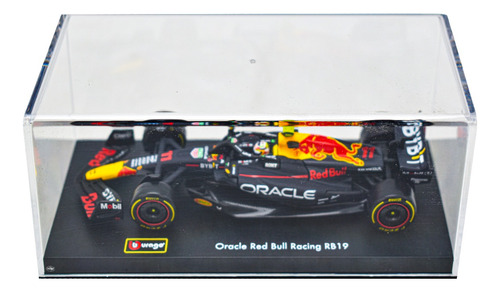 Red Bull Checo Perez 2023 Escala 1:43 Formula 1 Burago Color Negro