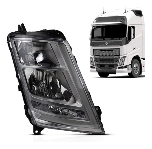 Farol Volvo Fh 12 13 13 14 15 16 Manual Lado Direito