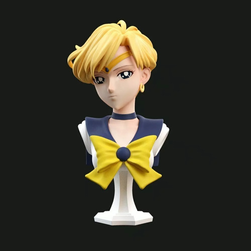  Archivo Stl Impresión 3d - Sailor Moon Urano Bust