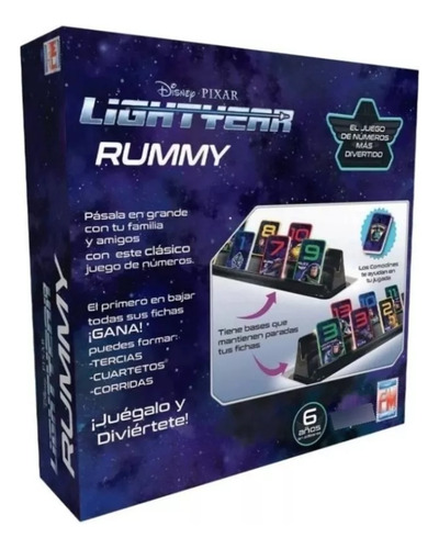Juego De Mesa Rummy De Lightyear De Fotorama