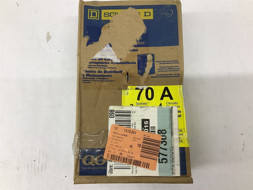 Square D Qo24l70fcp Circuit Breaker Load Center 70 Amp 1 Ccf (Reacondicionado)