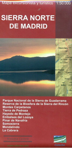 Libro Sierra Norte De Madrid. Mapa Excursionista Y Turãs...