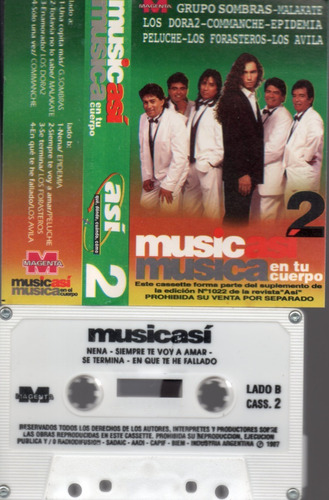Musica Asi En Tu Cuerpo Lote Cassettes Cumbia