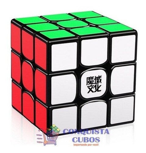 Cubo Mágico 3x3x3 Moyu Weilong Gts 2 M Magnético Preto