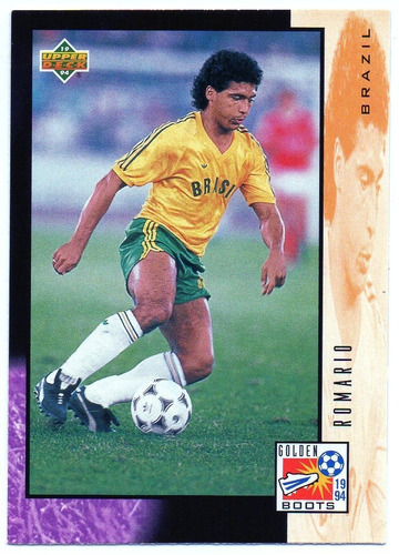 1994 Upper Deck Golden Boots Ingles / Español Romario Brasil