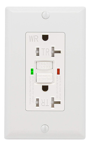 Tomacorriente Gfci 20 A, Prueba De Manipulaciones, Rece...