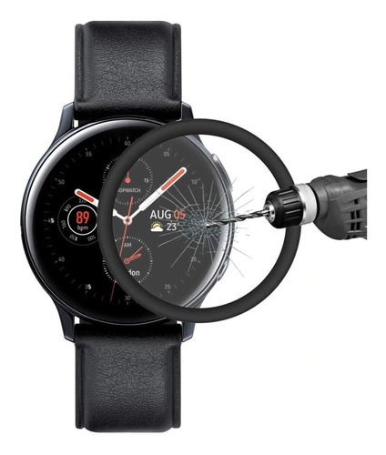 Vidrio Templado Para Samsung Active Watch Curvo Full Cover