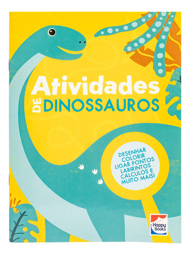 Libro Atividades De Dinossauros: Alaranjado De Little Pearl