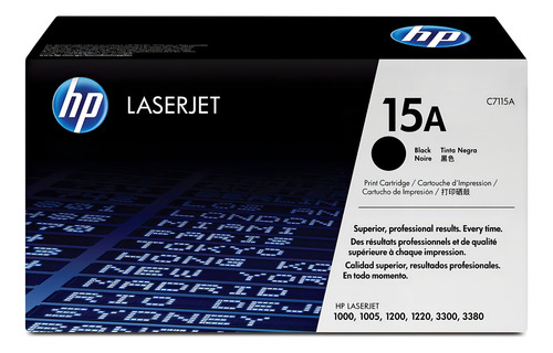 Tóner HP 15a Color Negro LaserJet x1
