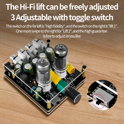 Pré-amplificador De Tubo Multifuncional Para Home Theater Di