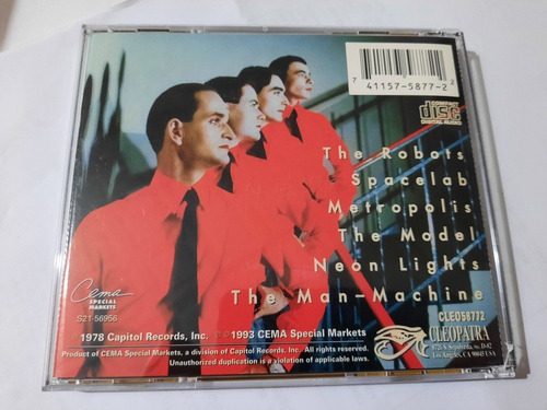 Kraftwerk -the Man Machine - Cd / Usa