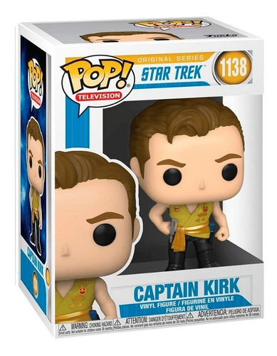 Imagen 2 de 2 de Funko Pop! Television: Capitán Kirk Serie Original Star Trek