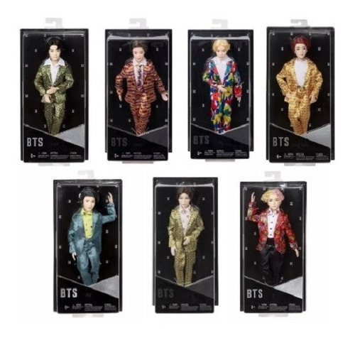 Muñecos Bts Mattel Original Kpop Bt21/ Coleccion Completa 7