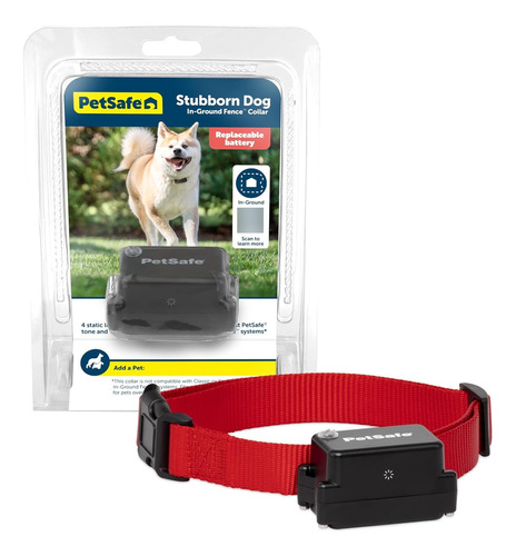 Solo Collar Receptor Stubborn Dog Collar De Cerca De Instala