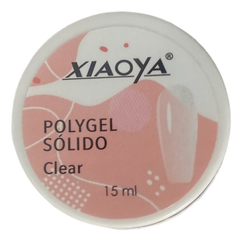 Polygel Solido Para Uñas Diseño 3d Press On Gel Transparente