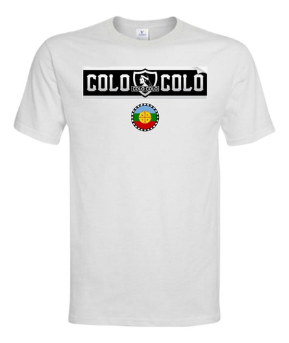 Polera Colo Colo Con Símbolo Mapuche.