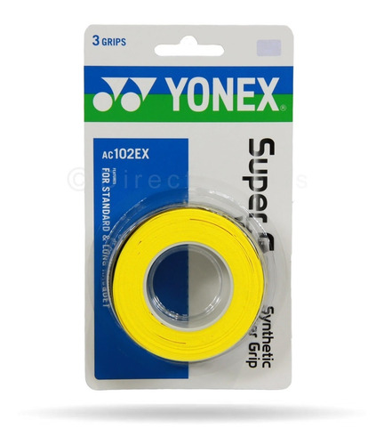 Cubre Grip Yonex Over Grip Pack X3 Tenis Padel 