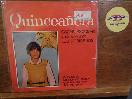 Oscar Escobar Los Arribeños Vinilo Simple Ep Folklore