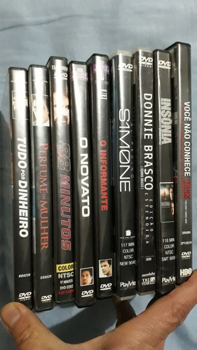 9 Dvd Al Pacino Simone/perfume Mulher/informante/novato A36