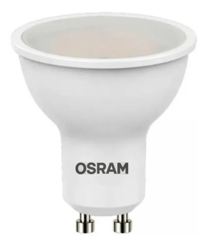 Lámpara Dicroica Led Osram 10w 220v Gu10 Cálida Pack X 10u Color De La Luz Blanco Cálido