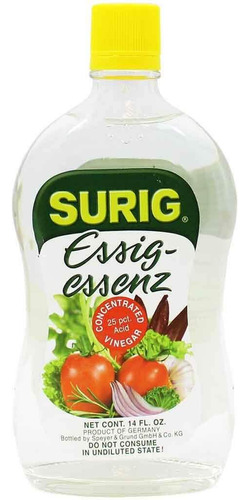 Surig Vinagre Concentrado Essig Essenz 13fl Oz