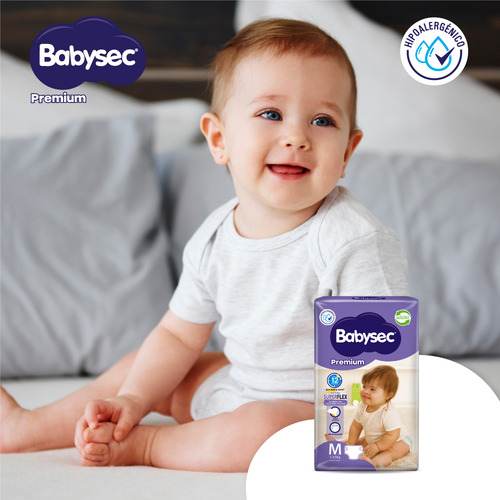 Pañal Babysec Premium Flexi Protect Talle M 68 Un.